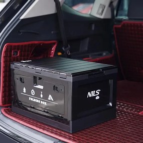 Skladací box NILS Camp NCB4006 2v1 s vekom a funkciou stola 50L