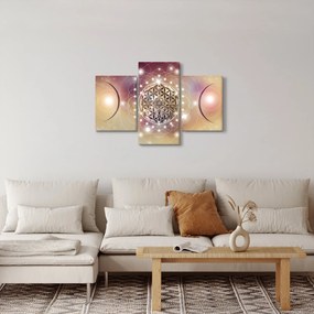 Obraz - Mandala s elementmi (90x60 cm)