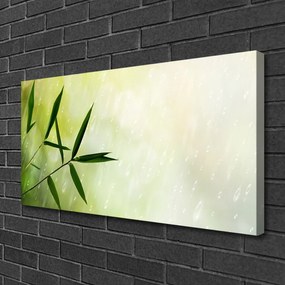 Obraz na plátne Listy dážď 140x70 cm