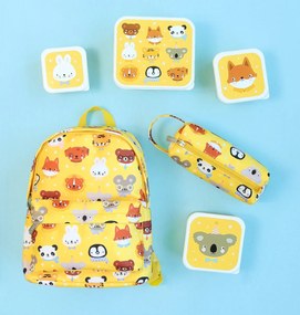 A Little Lovely Company - súprava štyroch desiatových škatuliek - zvierací kamaráti