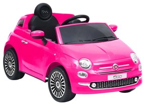 Detské elektrické autíčko Fiat 500, ružové