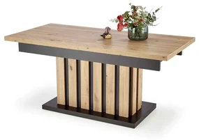 Konferenčný stolík Baretti, dub artisan / čierna