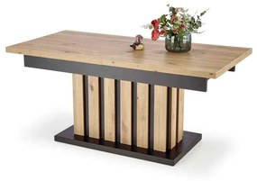 Konferenčný stolík Baretti, dub artisan / čierna