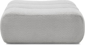 Svetlosivá podnožka z textílie buklé Azra – Bobochic Paris