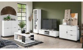 Komoda s zásuvkami LORA biela