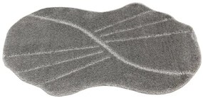 Kúpeľňový koberček Shell sivý