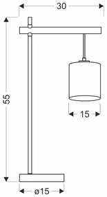 PROXIMA.store - Stolná lampa COMBI