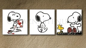 Ručne maľovaný POP Art obraz SNOOPY | rôzne rozmery