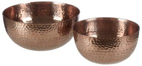 Kovové servírovacie misky v medenej farbe v súprave 2 ks ø 26 cm Solis – Premier Housewares