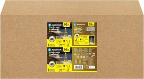 Aigostar - LED Solárna vianočná dekorácia LED/0,59W/3,7V 100 cm IP65 teplá biela
