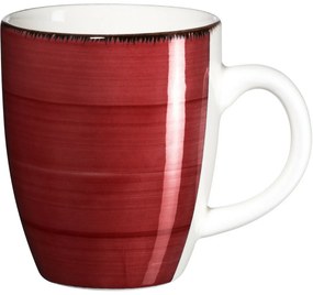 Mäser Súprava 6 hrnčekov Bel Tempo, 380 ml, červená