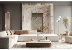 Stojacia lampa Florence, 3x biele sklenené tienidlo, g/be