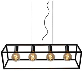 Lucide 00425/04/30 - Luster na lanku FABIAN 4xE27/40W/230V