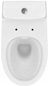 Cersanit Moduo CleanOn, kombi wc so splachovaním 3/5l + sedátko z duroplastu, biela, K116-030