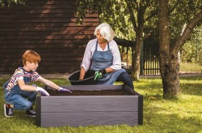 Keter záhon Maple 106 x 106 x 32 cm, sivá