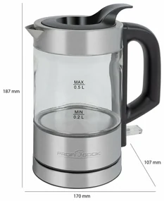 ProfiCook WKS 1228 rýchlovarná kanvica 0,5 l