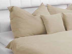 Biante Detské mušelínové posteľné obliečky do postieľky Nature MSN-009 Béžové Do postieľky 100x135 a 40x60 cm