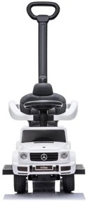 Odrážadlo Mercedes G350d 3v1 2xAA biela/čierna
