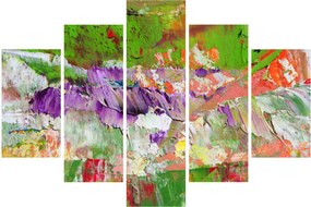 Obraz abstrakcie - maľba (150x105 cm)