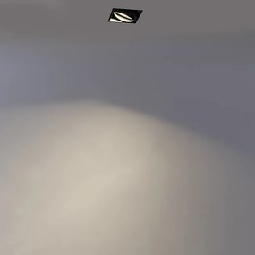 Inteligentné zapustené bodové svetlo čierne vrátane Wifi GU10 bez rámu - Oneon 1