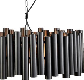 Toolight Toolight, stropné svietidlo 3xE27 APP1306-C, čierna matná, OSW-00944