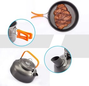 Turistická sada hrncov a panvíc TRAVELER