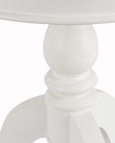 Stolik Lara priemer 50 cm biely