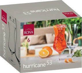 RONA UNIVERSAL HURRICANE KOKTEILOVÝ POHÁR 530ML SADA 6KS