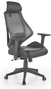 Kancelárska stolička TERO čierna/sivá