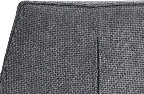 Jedálenská stolička Livela, dymovo šedá štruktúrovaná tkanina