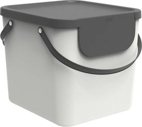 Kôš na triedený odpad ALBULA biely 40 l