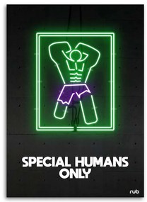 Gario Obraz na plátne Hulk neon - Rubiant Rozmery: 40 x 60 cm