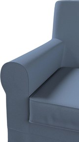 Poťah na kreslo Ektorp Jennylund farba produktu modrá látka zapletaná