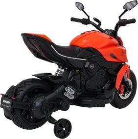 Elektrická motorka Ducati Diavel x Bentley oranžová