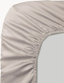 Elastická plachta na kontinentálnu posteľ Ava, bavlnený satén, V 50 cm