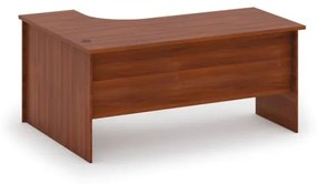 Písací stôl ergonomický pravý, orech