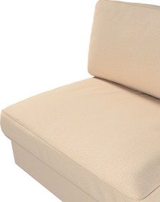 Poťah na neskladacie kreslo Kivik farba produktu béžová látka zapletaná