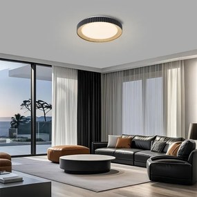 Brilagi - stmievateľné LED stropné svietidlo NEXO LED/48W/230V 3000-6000K čierne, priemer 43 cm, s diaľkovým ovládaním