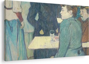Obraz - Henri de Toulouse-Lautrec, A Corner of the Moulin de la Galette, reprodukcia (90x60 cm)