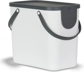 Kôš na triedený odpad ALBULA biely 25 l
