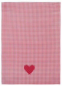 SCANquilt Utierka DEKORO pepito srdce červená 50x70 cm