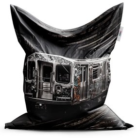 Sablio Sedací vak Mestské metro s graffiti - 150x100 cm