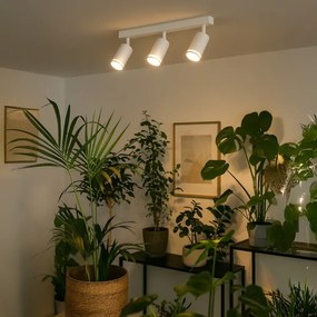 Bodové svietidlo PIPE 3xGU10/10W/230V biele