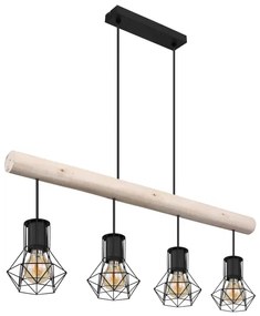 Globo 54017-4H3 - Luster na lanku PRISKA 4xE27/40W/230V