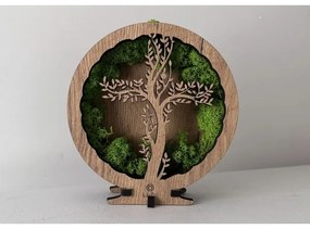 Li-Go 23622/DUB2 - Stmievateľná LED stolová dekorácia LED/12W/230V 20x22 cm dub