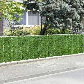 Zelená plastová balkónová zástena 300x100 cm Ivy – Maximex