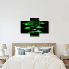 Obraz - neónové vlny (90x60 cm)