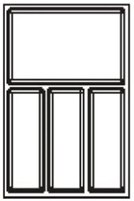 Agoform Príborník Sky 500/40 322 x 474 mm antracit