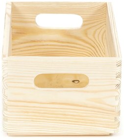 Úložný box z borovicového dreva Compactor Custom, 30 × 20 × 14 cm