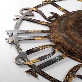 Nástěnné kovové hodiny Clock 15 - 1 vícebarevné